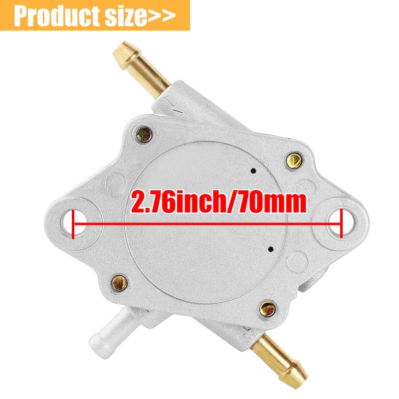 QAZAKY Fuel Pump Compatible with EZGO Golf Cart Club Car 295cc 350cc TXT Medalist Marathon Freedom Workhorse MPT RXV Shuttle ST 72021-G01 25683-G1 S-5147 S-5148 Gas 4-Cycle Robin Engine - Image 3